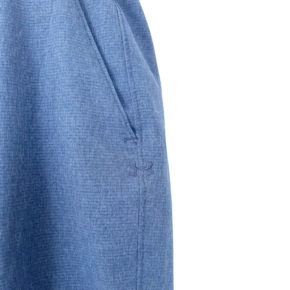 Under Armour Blue Flat Front Chino Golf Pants Sz 36x30
